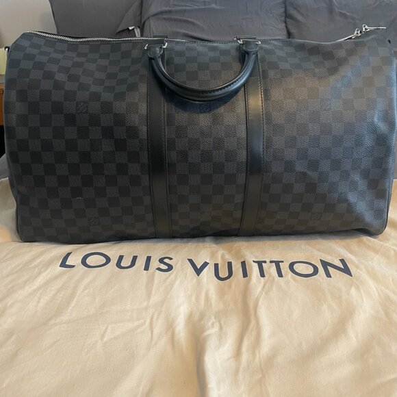 Keepall Bandoulière 55 - Only used 1 time, small marks on bag - see description - Picture 2 of 9